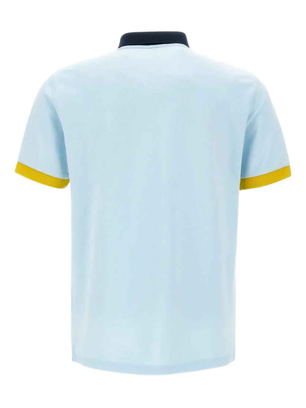 Sun68 Poloshirt met colourblocking - Blauw