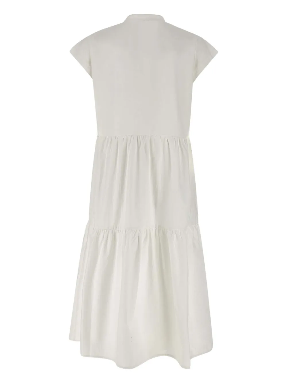 Sun68 Jurk met ruches afwerking - Beige