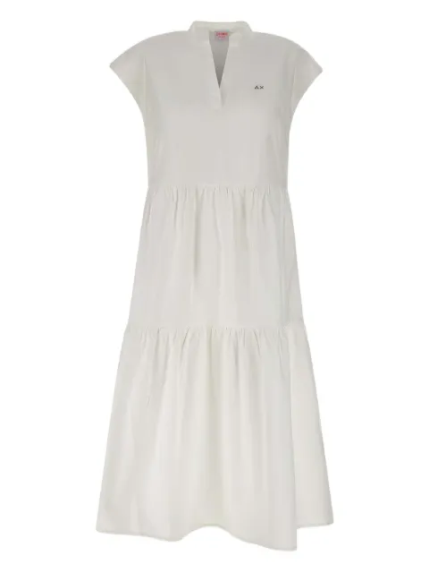 Sun68 ruffled cotton dress