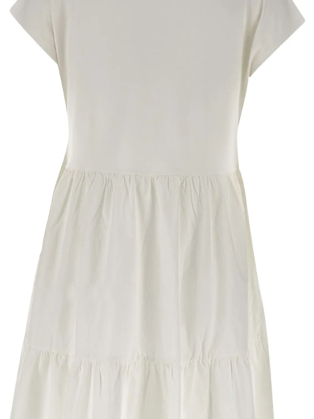 Sun68 Jurk met ruches afwerking Beige