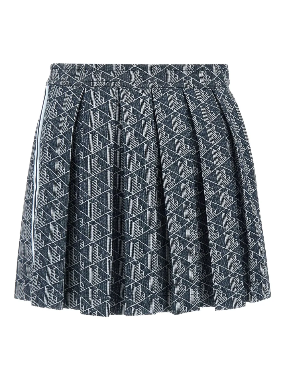 Lacoste Mini-plooirok met patroon - Blauw
