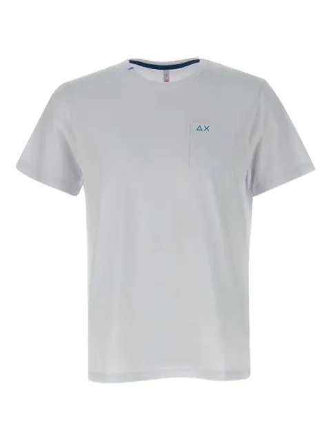 Sun68 logo-embroidered t-shirt