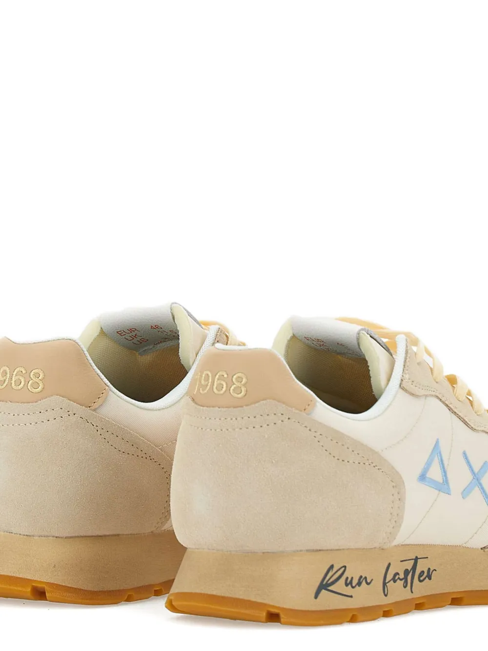 Sun68 suede panelled running shoes Neutrals