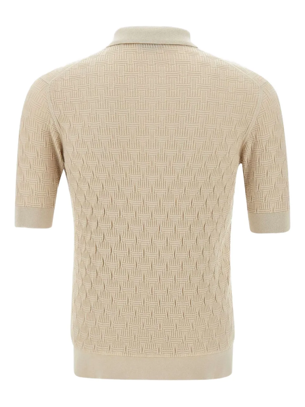 Filippo De Laurentiis Poloshirt met korte mouwen - Beige