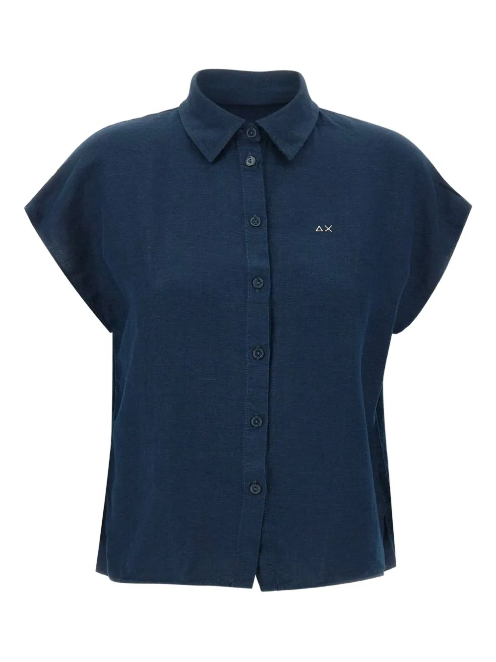 Sun68 camisa de lino | azul | Image 1