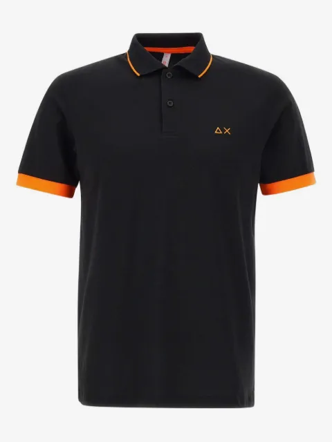 Sun68 playera tipo polo con cuello en contraste