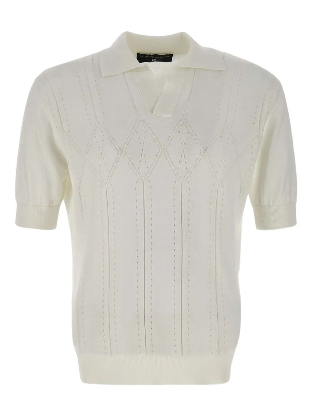 knit polo shirt