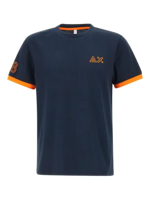 Sun68 contrasting-trim T-shirt