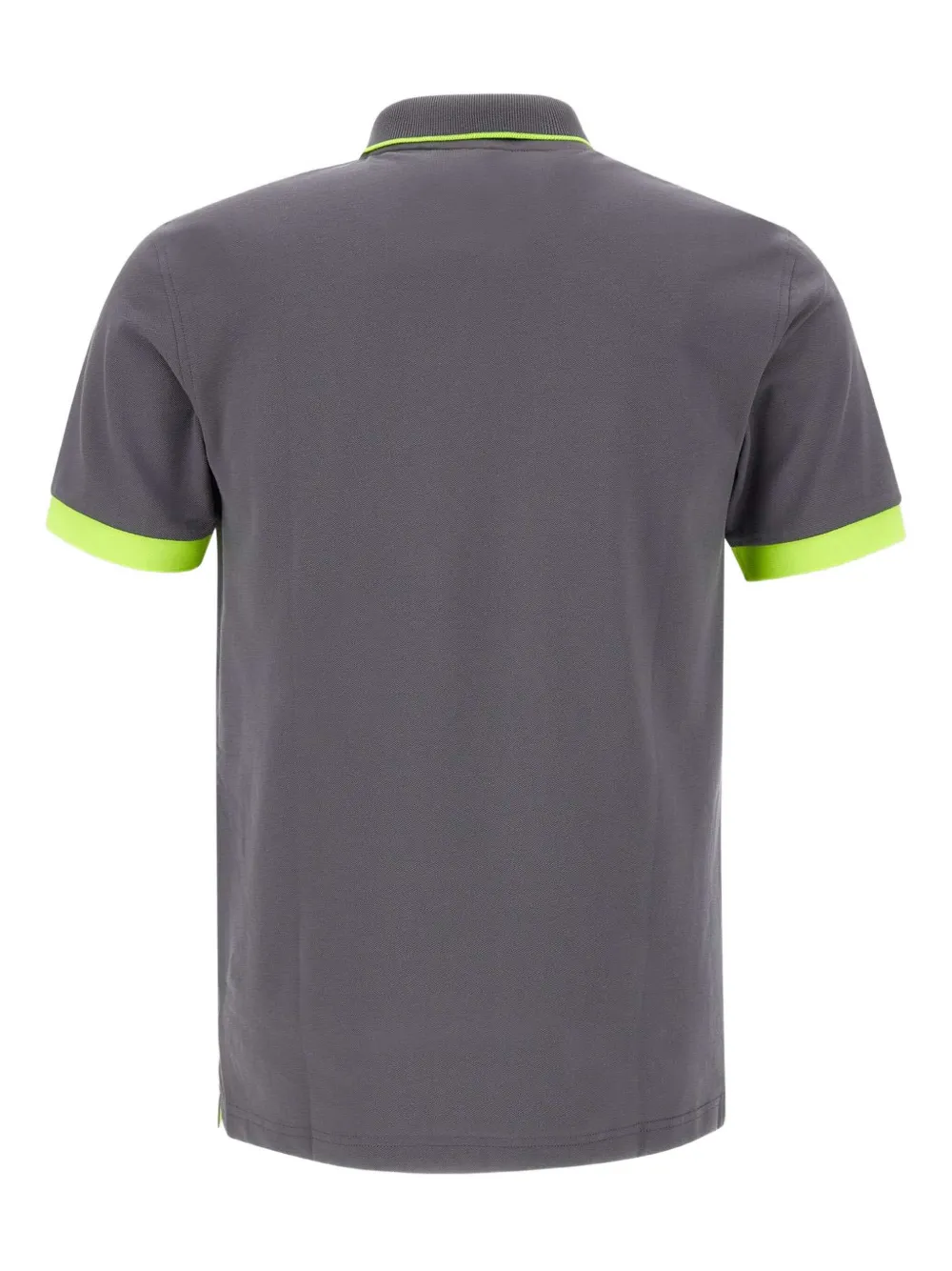 Sun68 Poloshirt met contrasterende afwerking - Grijs