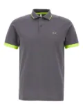 Sun68 contrast-trim polo shirt - Grey