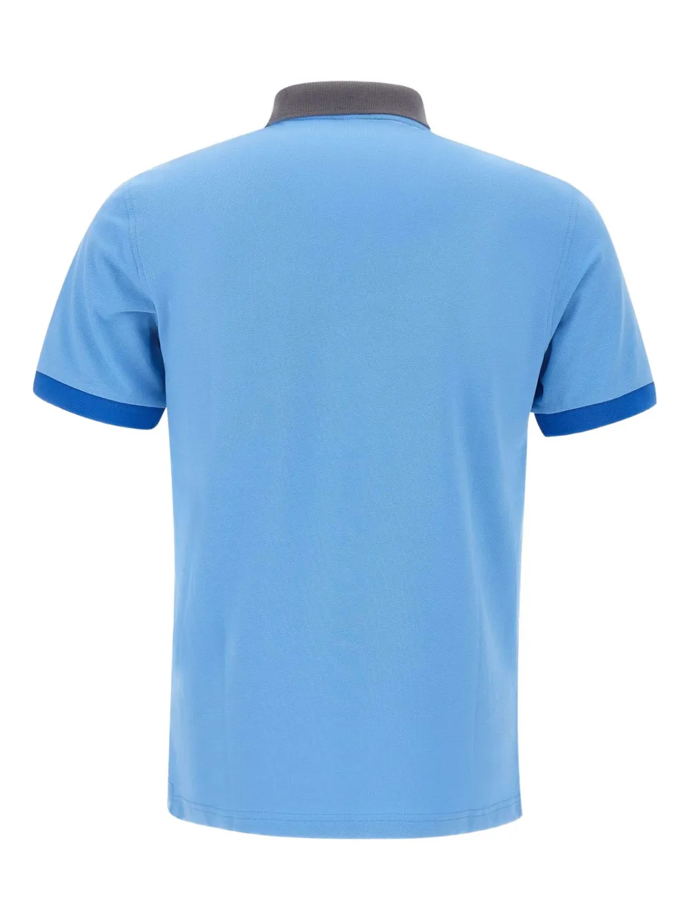 Sun68 Poloshirt met contrasterende kraag - Blauw