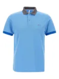 Sun68 contrasting-collar polo shirt - Blue
