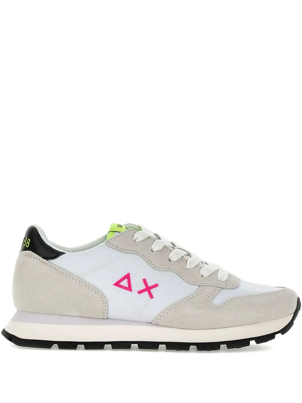 Sun68 suede panelled sneakers Neutrals