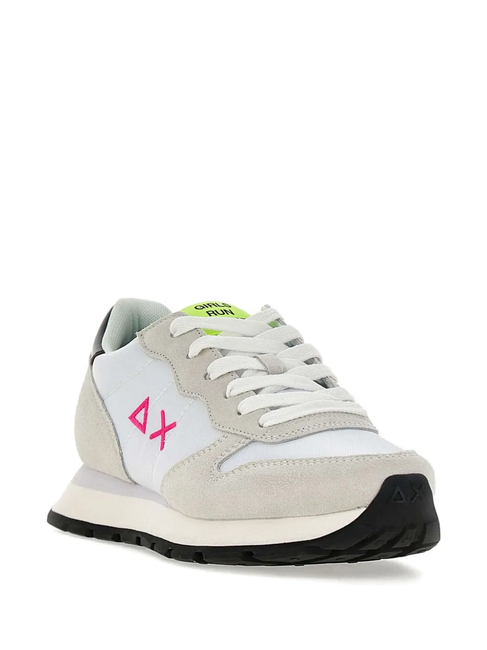Sun68 suede panelled sneakers Neutrals