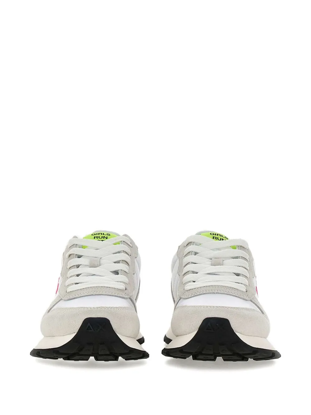 Sun68 suede panelled sneakers Neutrals