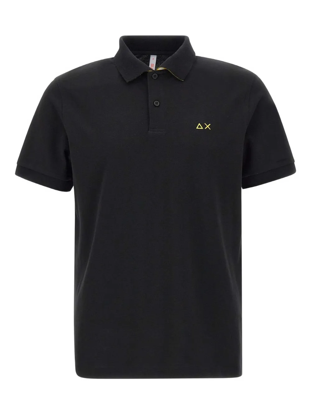 Sun68 logo-embroidered polo shirt | Black | Image 1