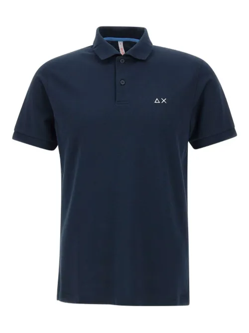 Sun68 polo en coton - Bleu - Sun68 - Modalova