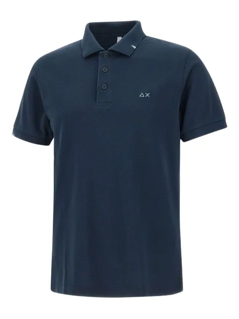 Sun68 logo-embroidered polo shirt