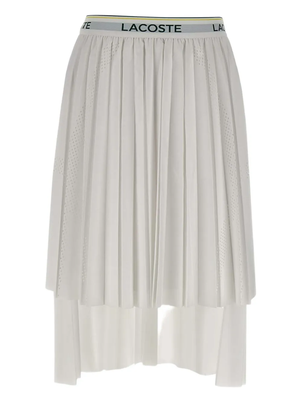 pleated midi skirt
