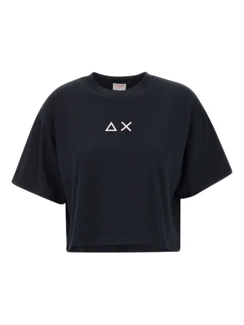 Sun68 cotton cropped T-shirt