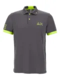 Sun68 piqué polo shirt - Grey