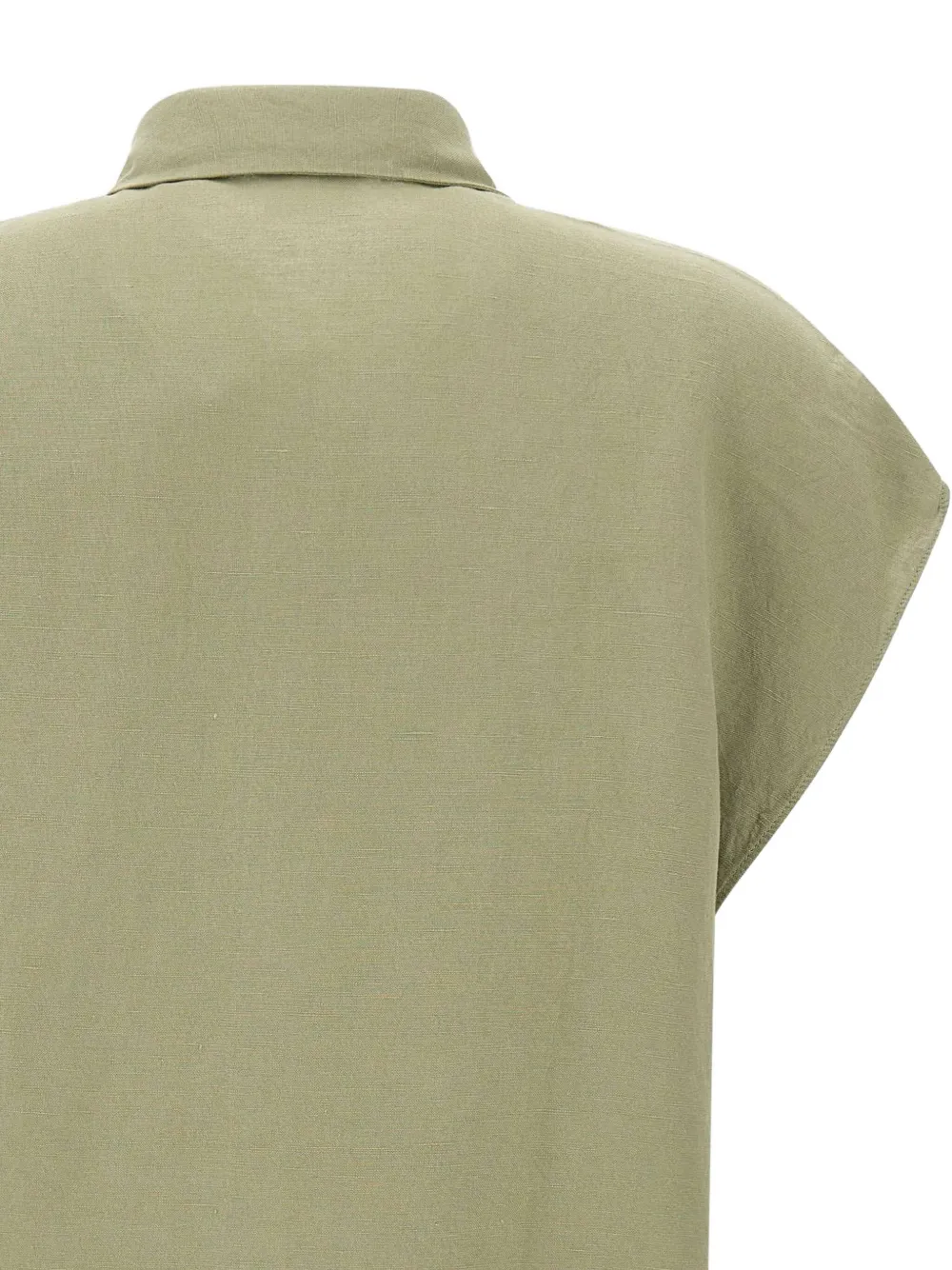Sun68 Linnen blouse Groen