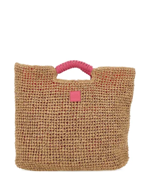 Sundek woven-straw tote bag