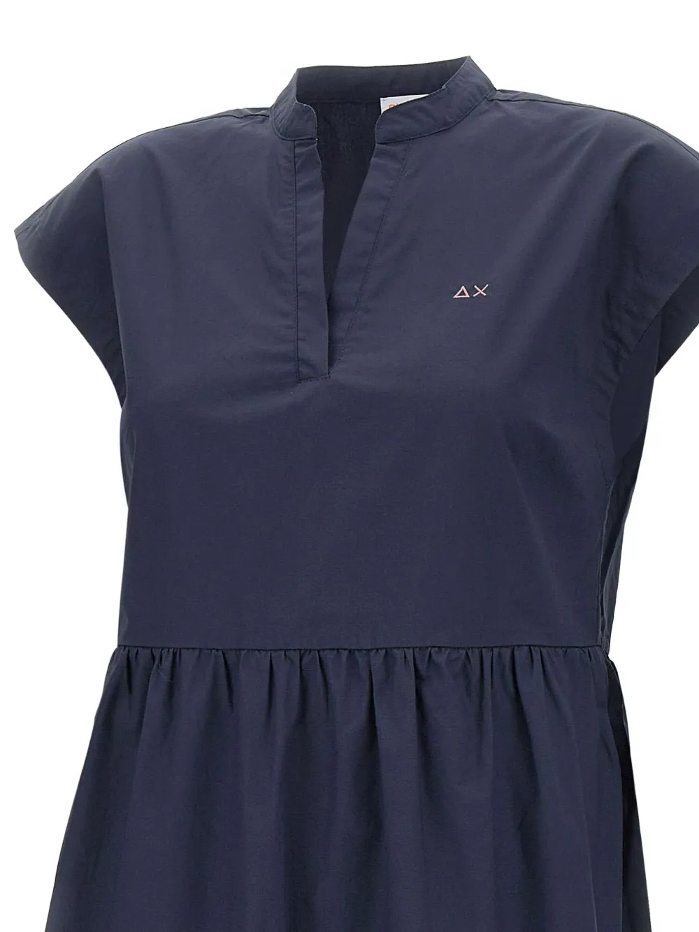 Sun68 Gelaagde midi-jurk met kapmouwen Blauw