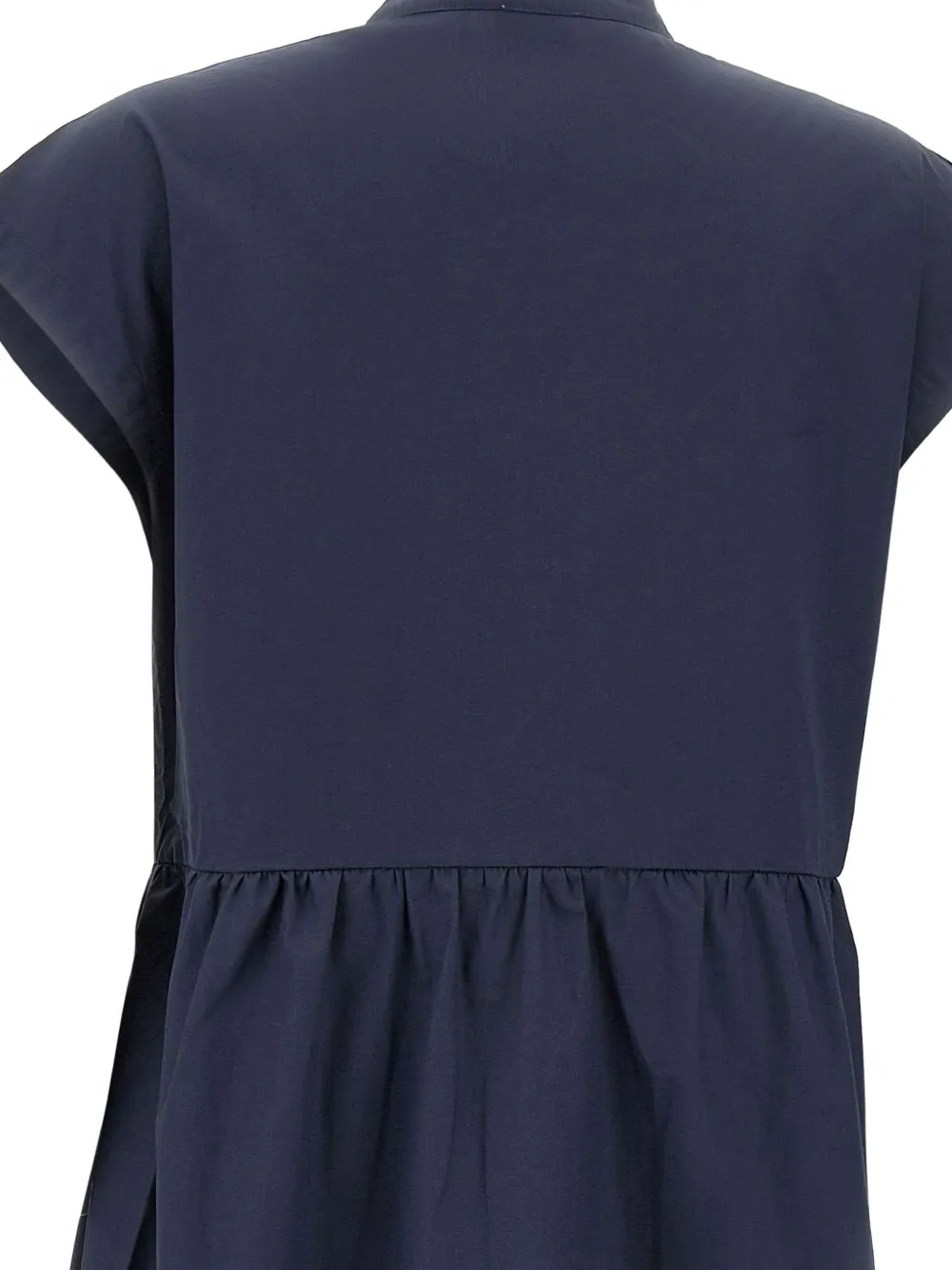 Sun68 Gelaagde midi-jurk met kapmouwen Blauw