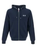 Sun68 zip-up hoodie - Blue