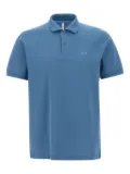 Sun68 embroidered-logo polo shirt - Blue