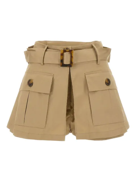 Les Filles d'Eva belted utility shorts