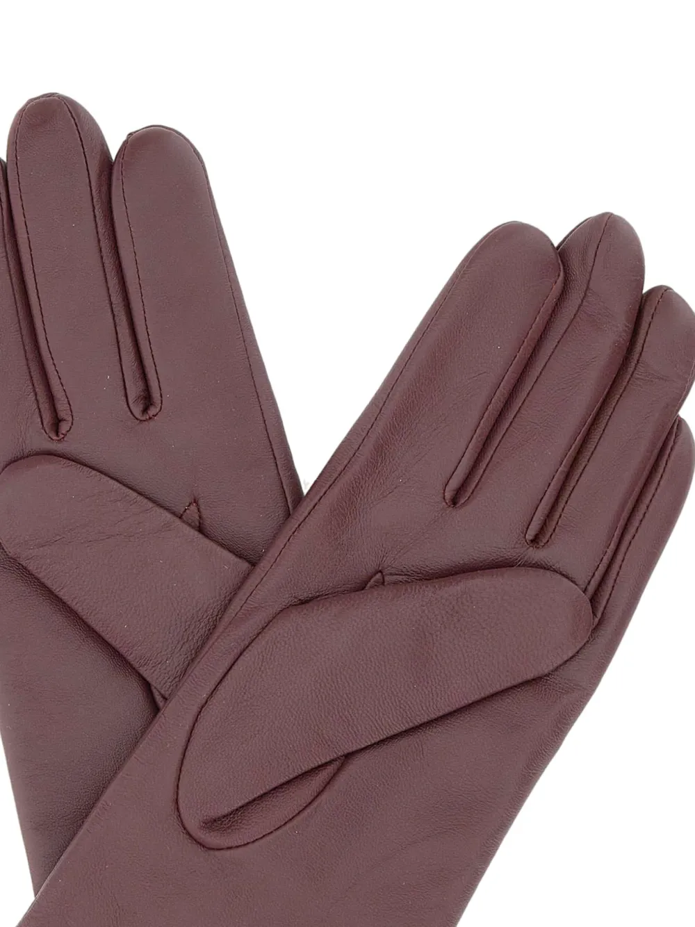 GIANNI CHIARINI leather gloves Bruin