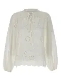 MC2 Saint Barth embroidered lace blouse - Neutrals