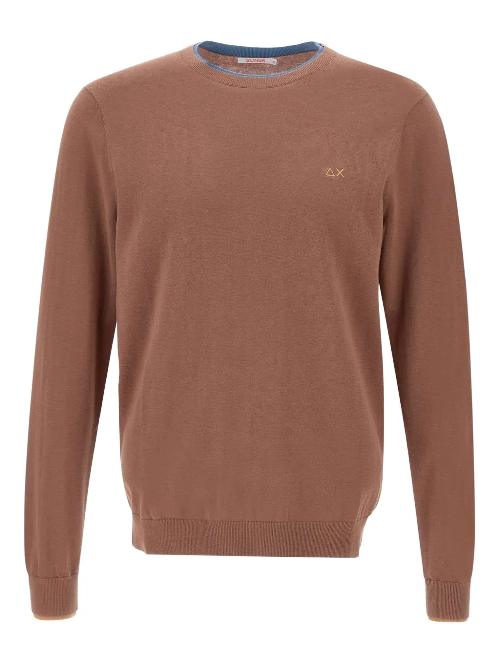 Sun68 crew-neck long-sleeved sweater | Brown | Image 1