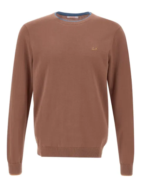 Sun68 crew-neck long-sleeved sweater