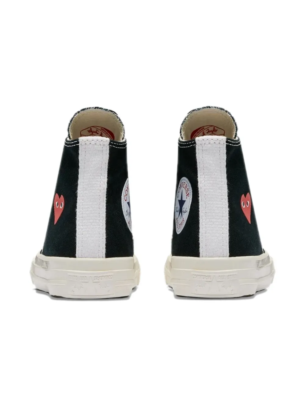 Converse Kids Chuck 70 High PS "Comme des Garcons Play Black Red" trainers
