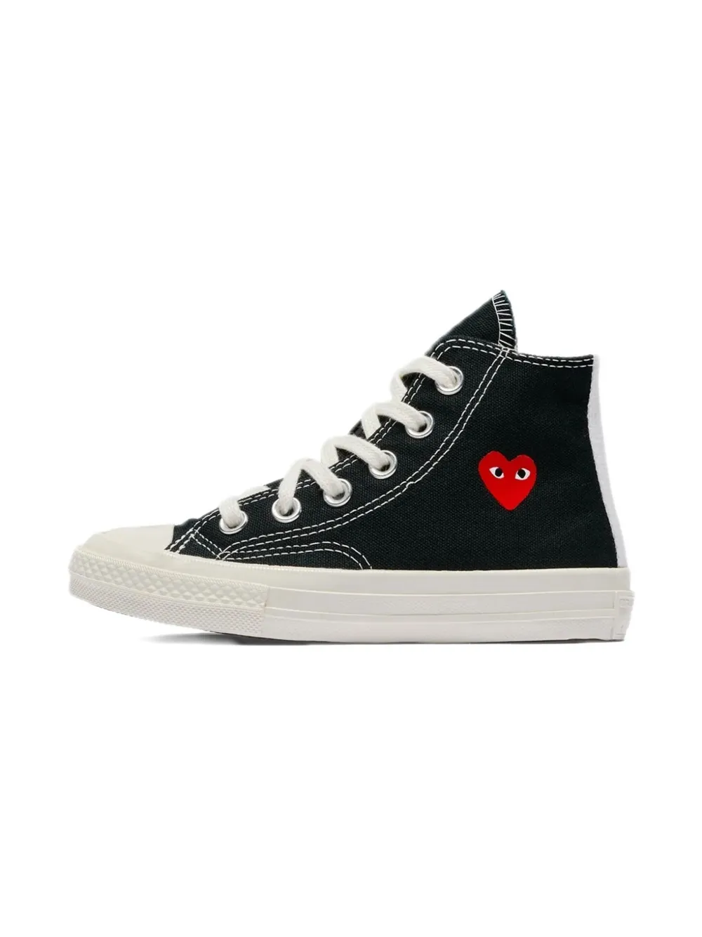Converse Kids Chuck 70 High PS "Comme des Garcons Play Black Red" trainers