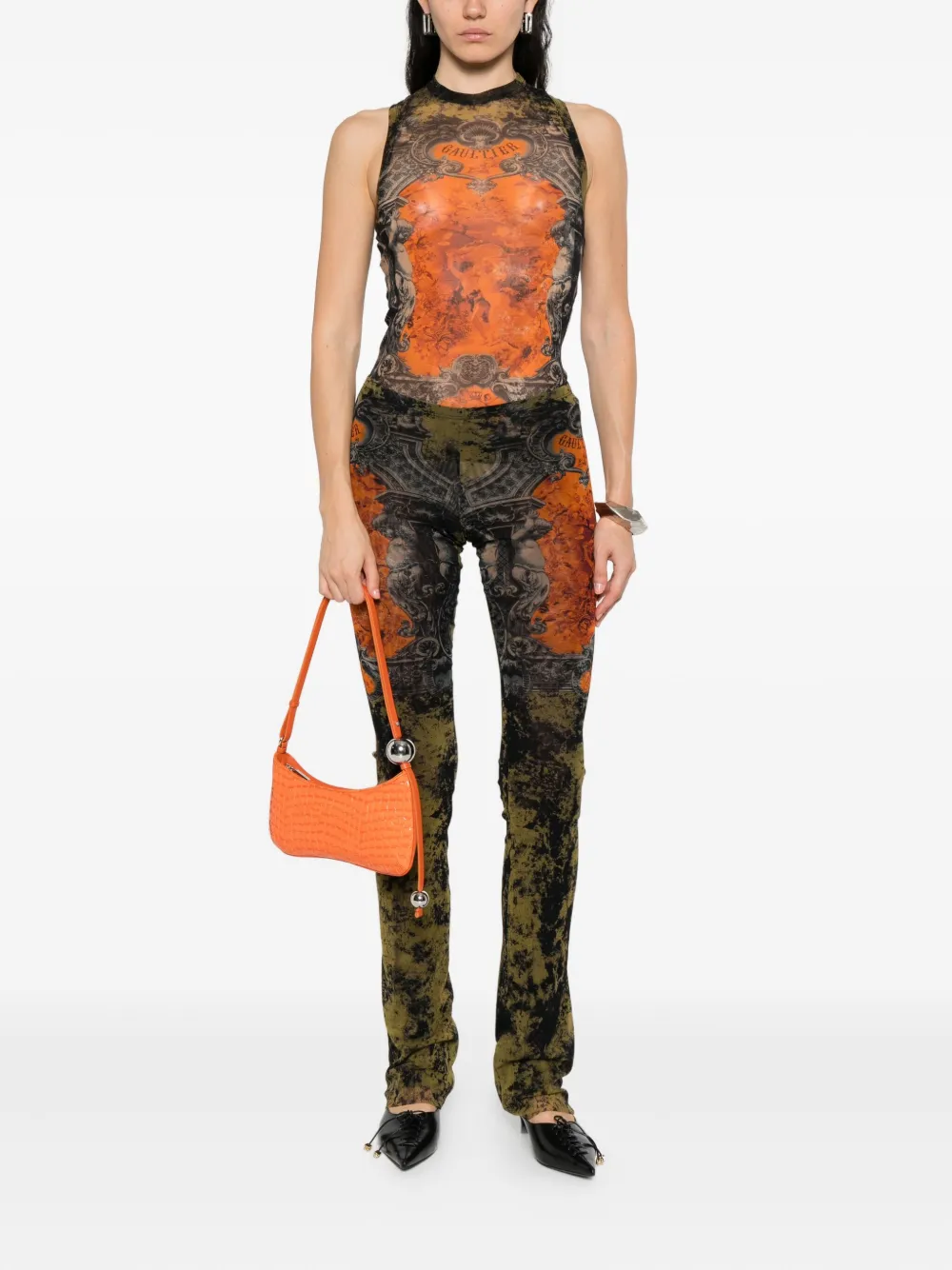 Jean Paul Gaultier printed sleeveless top | Vests & Tank Tops | Image 2