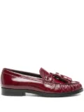 ALOHAS tassel-detail leather loafers - Red
