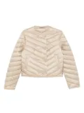 BOSS Pranella quilted chevron jacket - Neutrals