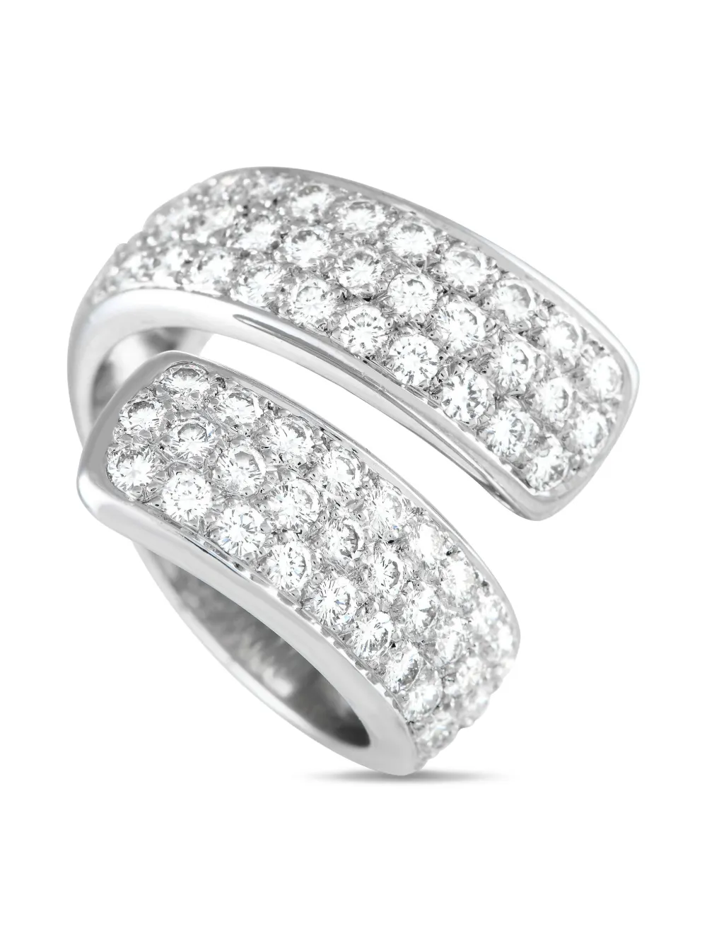Van Cleef & Arpels pre-owned 18K white gold diamond ring | Image 2