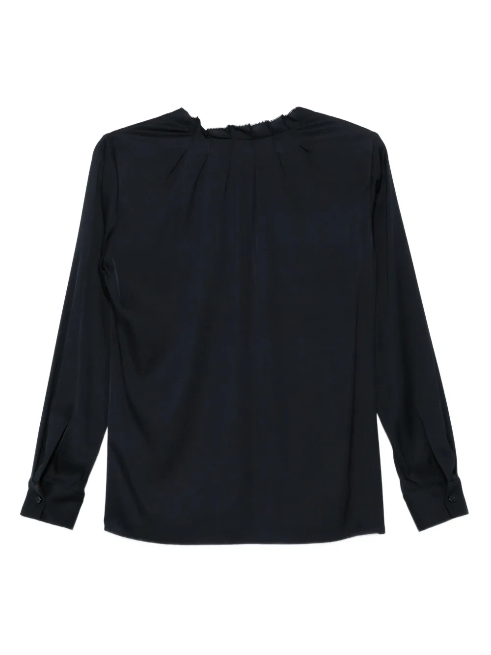 BOSS Blouse met keyhole Blauw