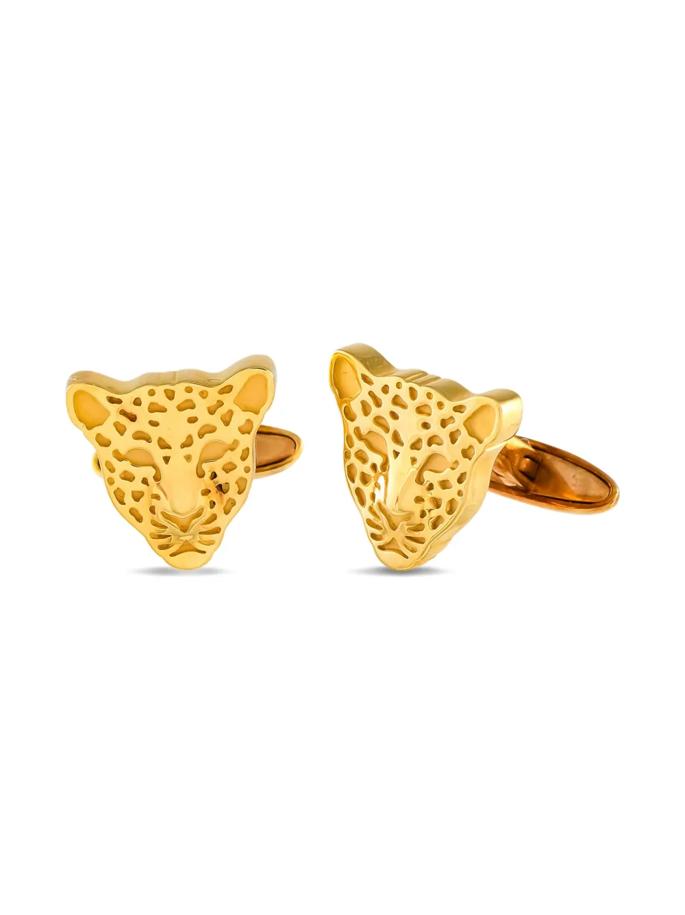 Carrera Y Carrera 18K yellow gold Leopard cufflinks | Image 2