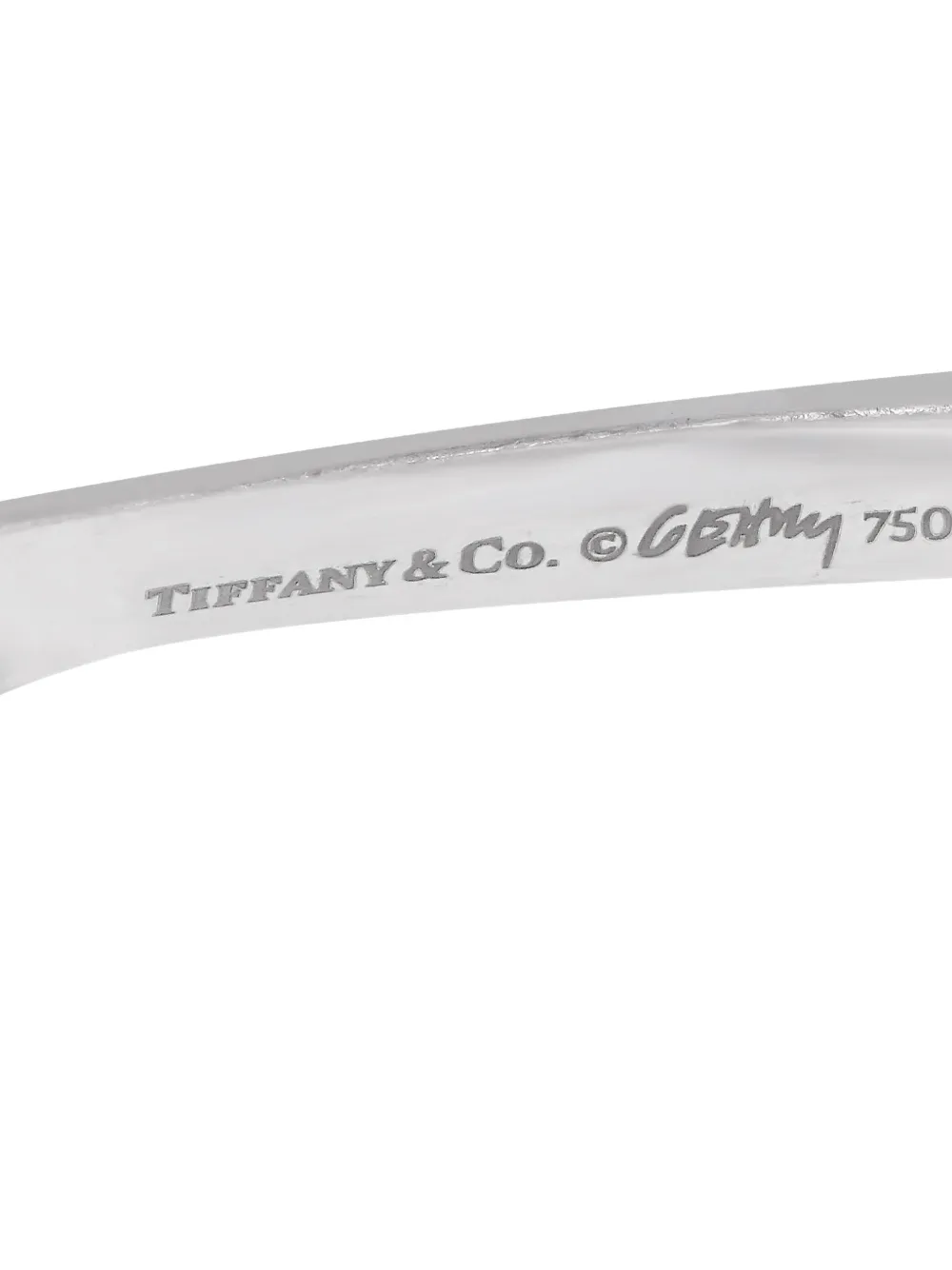Tiffany & Co. pre-owned 18kt white gold diamond bracelet set | Image 2