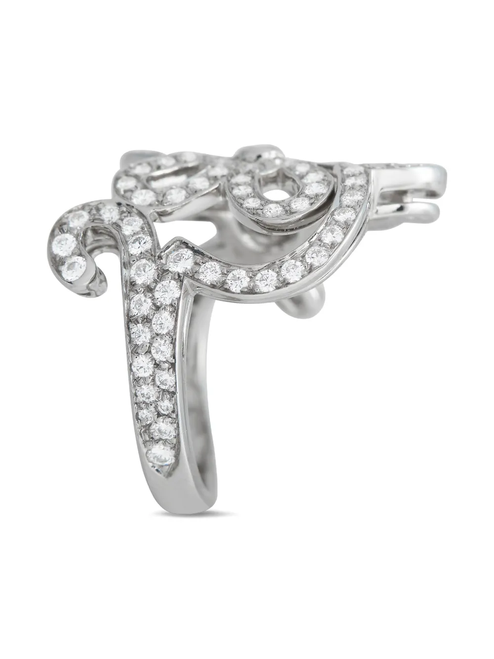 Van Cleef & Arpels Pre-Owned 18K white gold Flower Lace diamond ring | Image 2