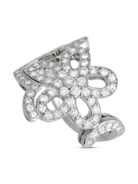 Van Cleef & Arpels Pre-Owned 18K white gold Flower Lace diamond ring