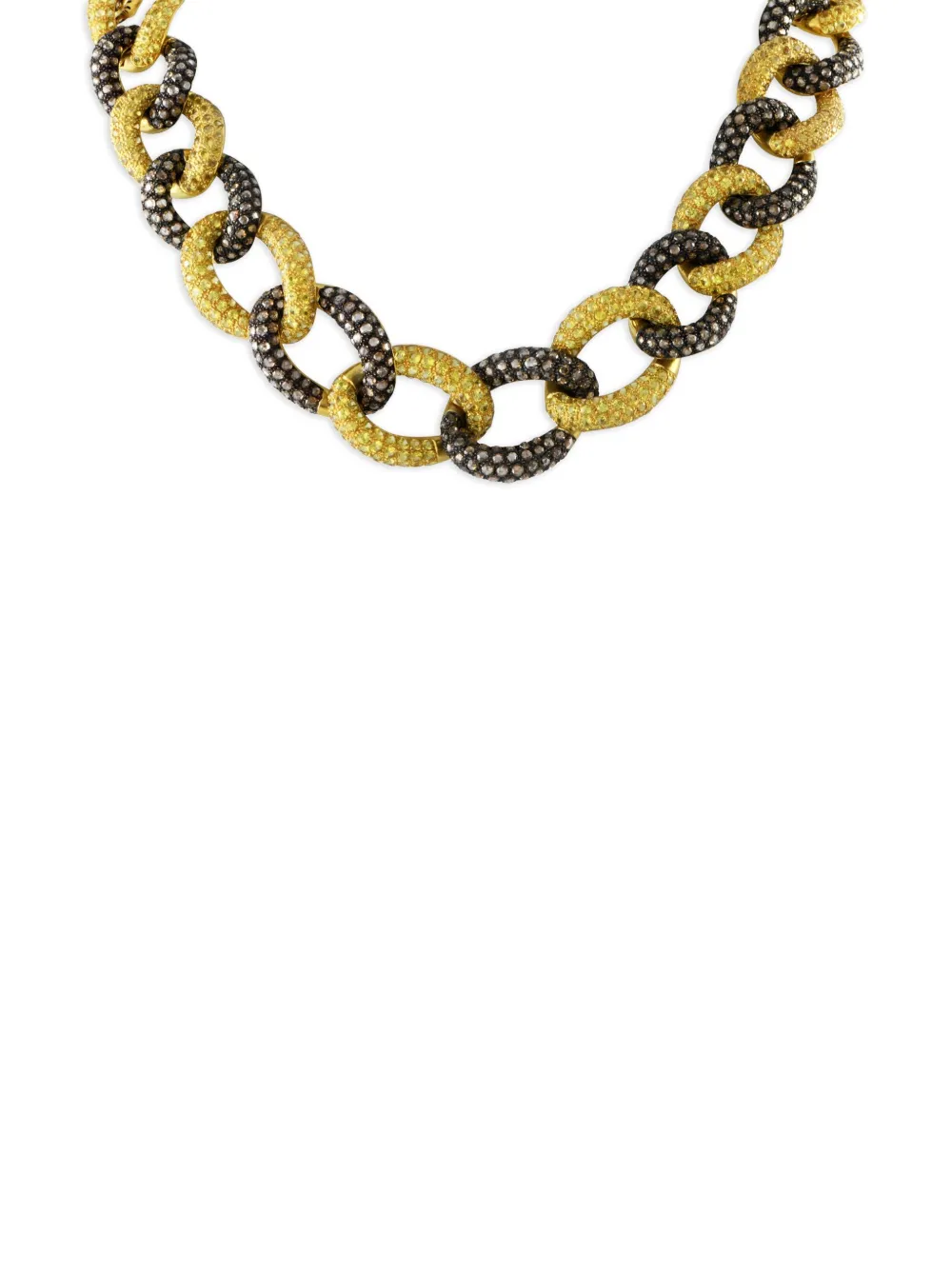 Kanaris pre-owned 18K yellow gold sapphire and diamond necklace | Yellow | Image 1