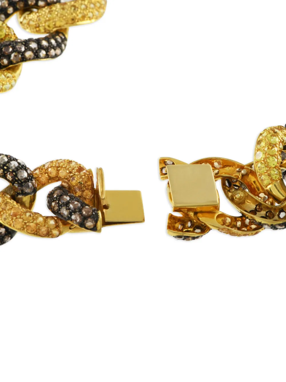 Kanaris pre-owned 18K yellow gold sapphire and diamond necklace | Image 2