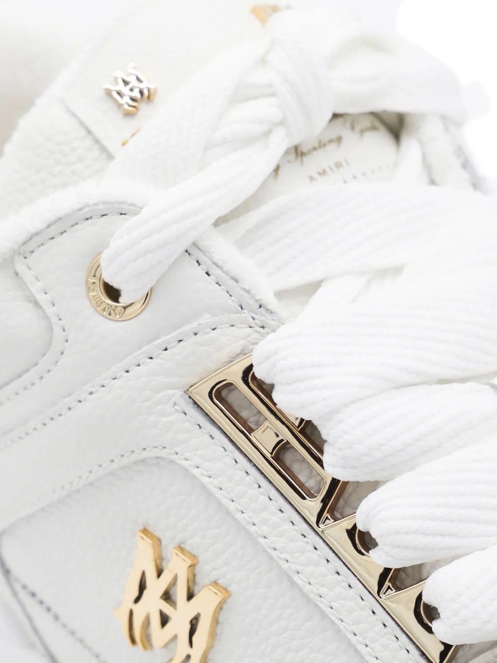 AMIRI leather low-top sneakers White